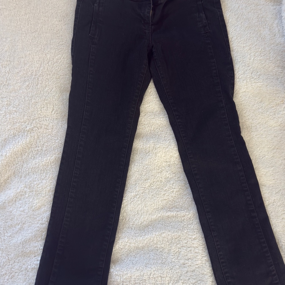 New York & Company Black Straight Leg Jeans
